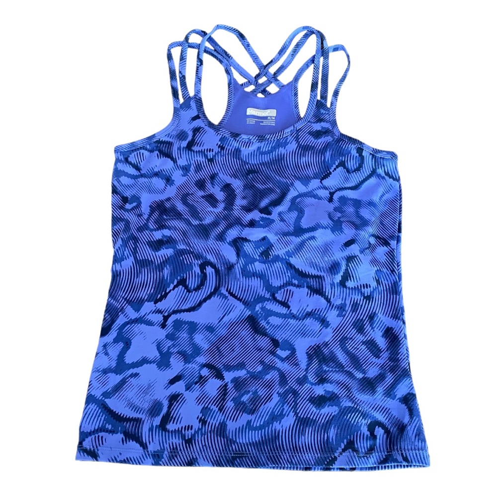 Marmot Vogue Tank Top Crisscross Tank Top Athletic Shirt Size Medium